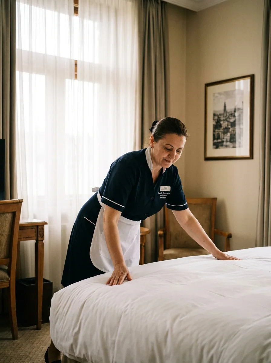 Hotel housekeeper