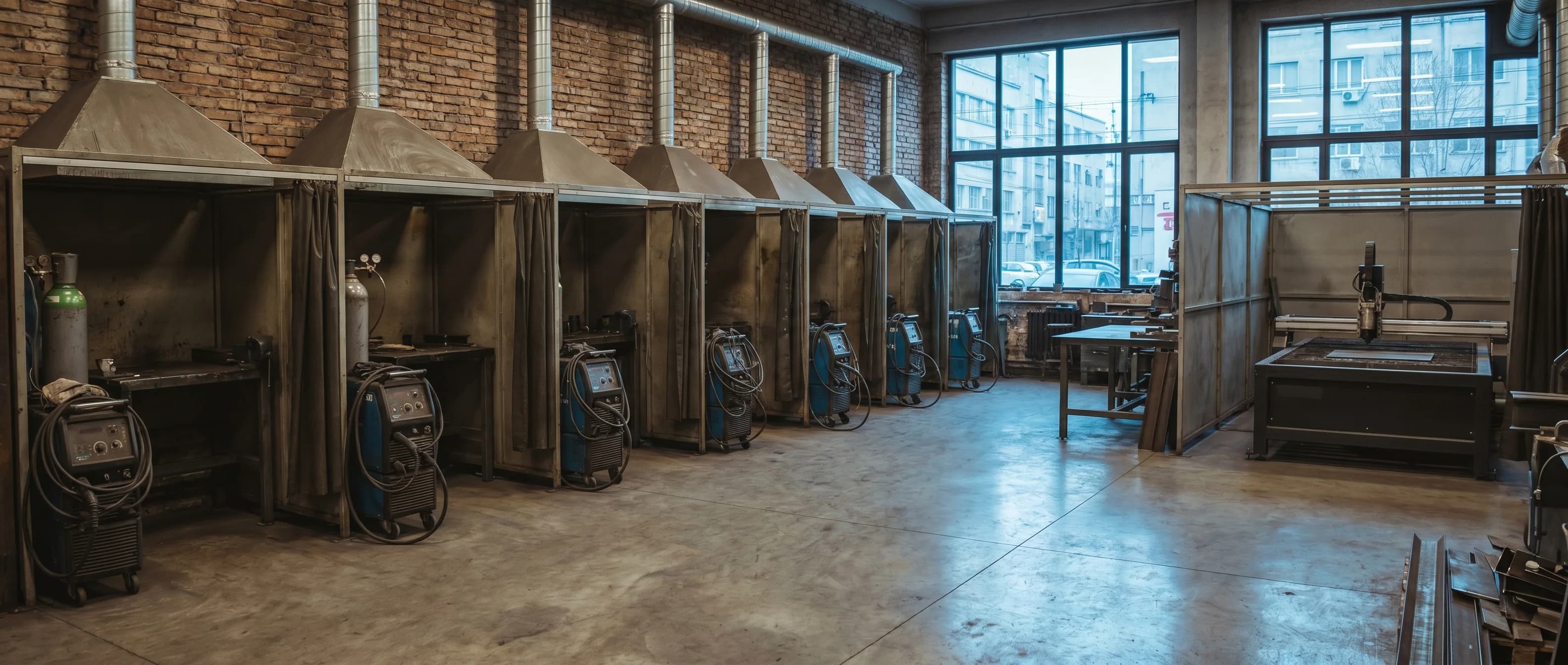 Schola welding atelier in Bucharest