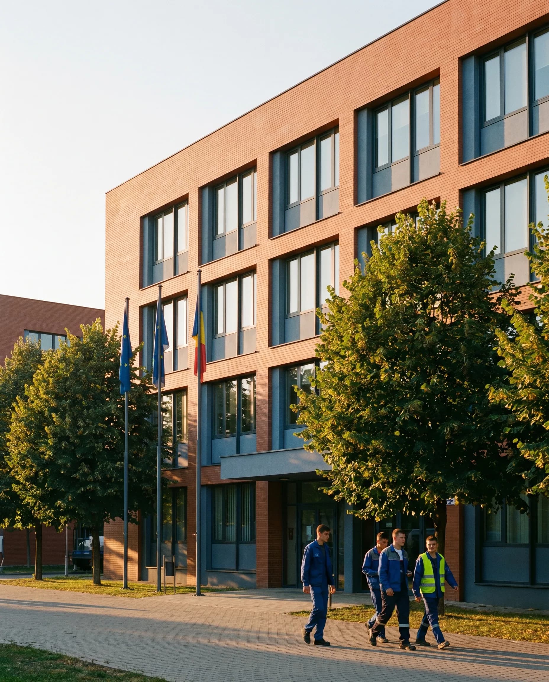 European Trade Academy campus exterior in Bucharest