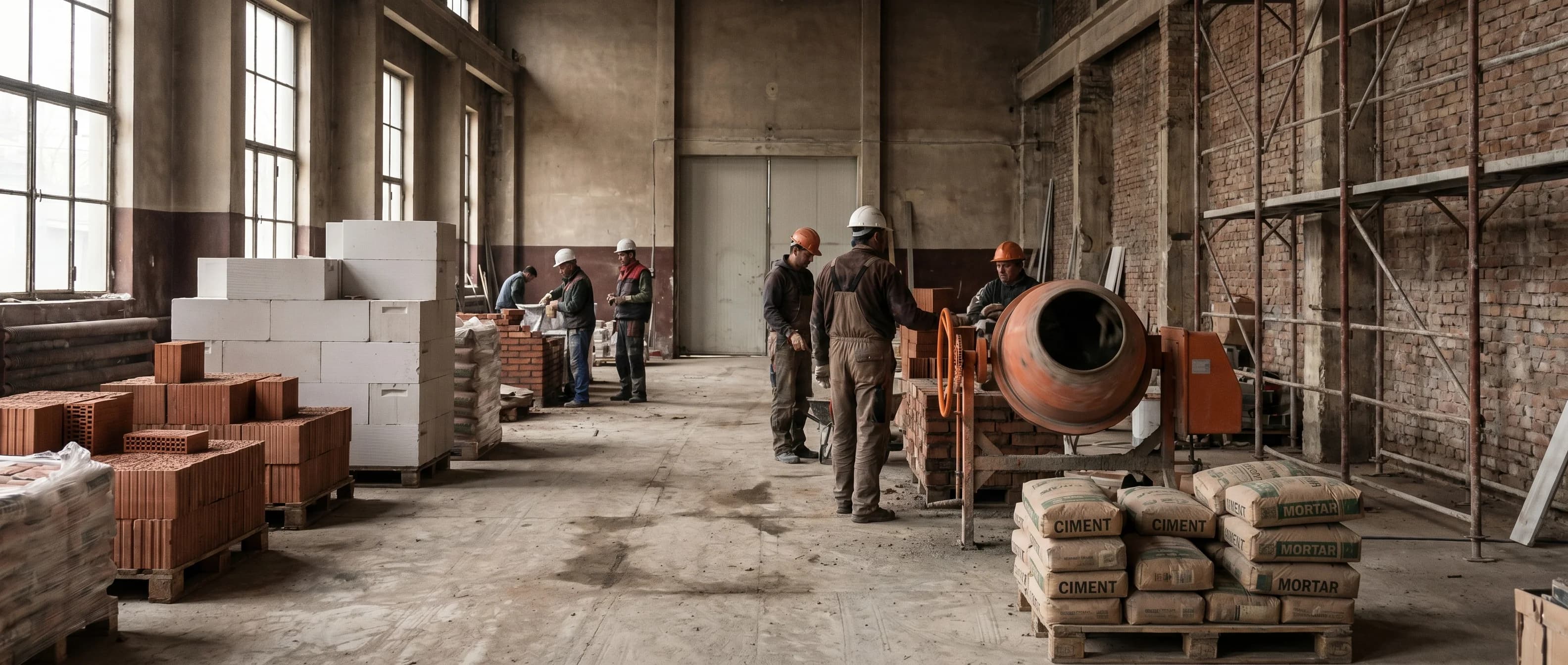 European Trade Academy construction atelier in Bucharest