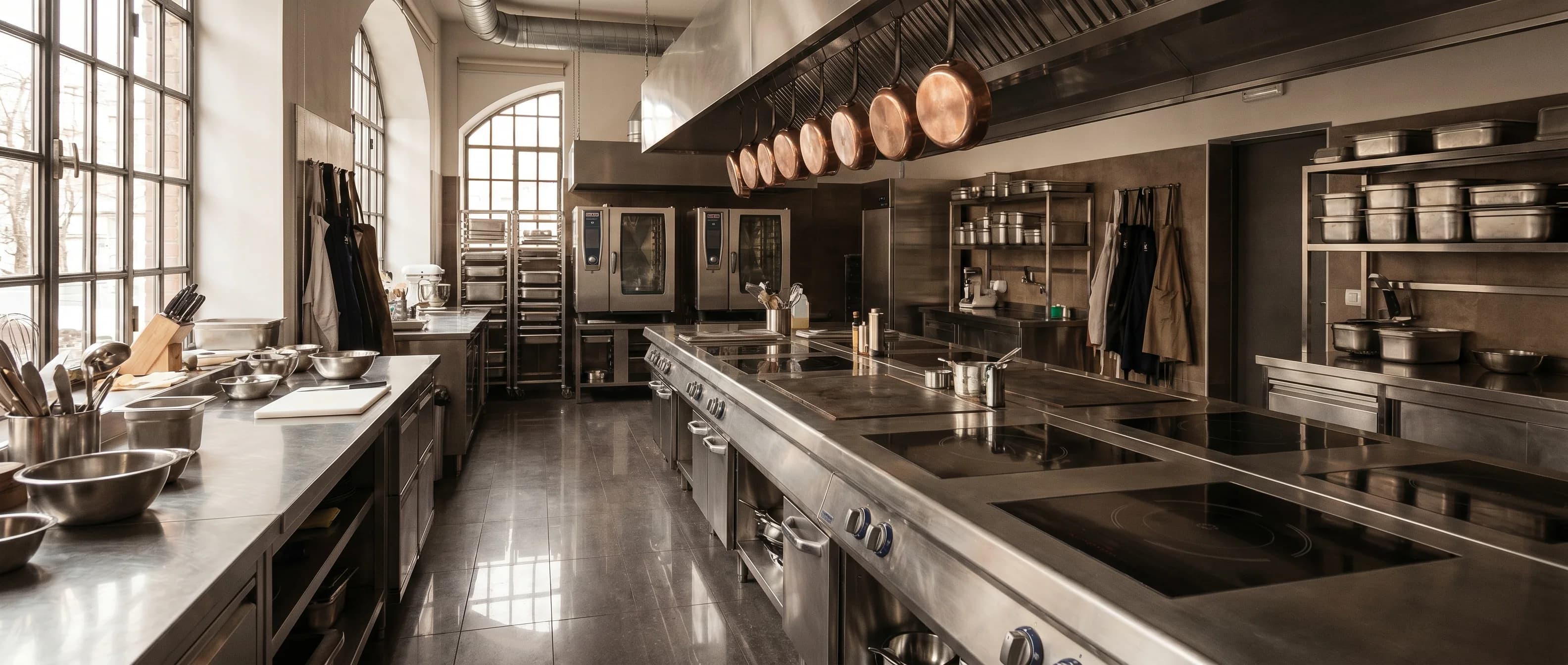 European Trade Academy culinary atelier in Bucharest